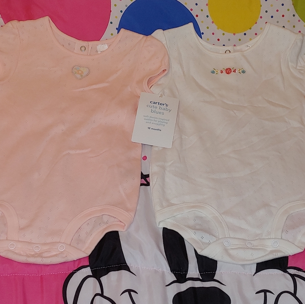 NWT Carter's baby girl onesies